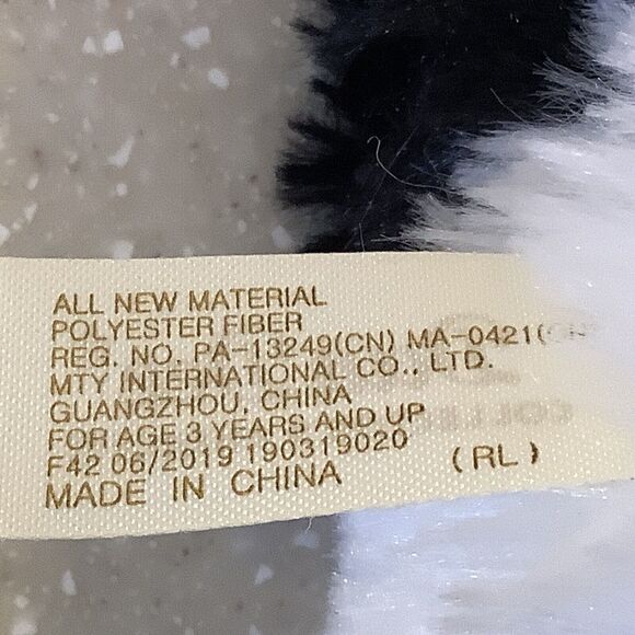 Dan Dee Plush Panda Bear With Embroidered Green Eyes Stuffed Animal Soft Toy - Picture 8 of 8